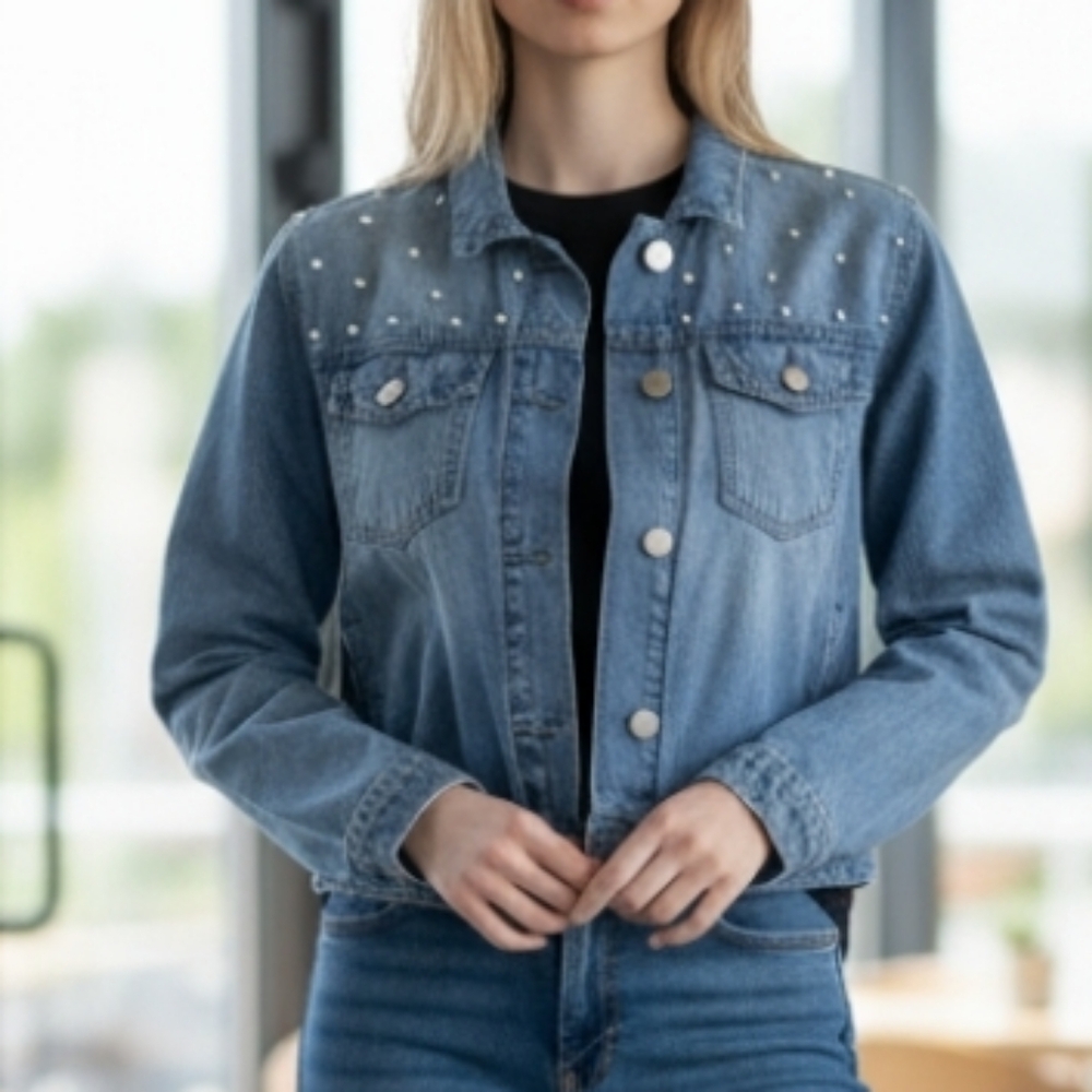 Studded Denim Jacket